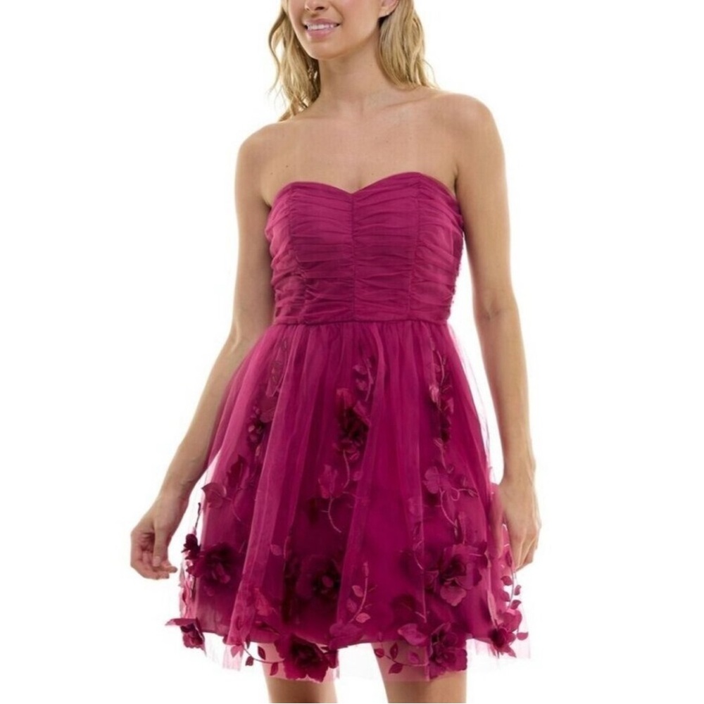 BCX 3D Floral Dress